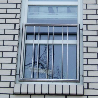 Bild-Nr.GF.2: Fenstergitter aus Edelstahl in Zeuthen.