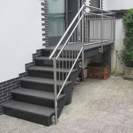 Bild-Nr.GE.19: Treppengeländer aus Edelstahl.